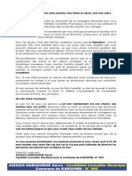 305 Lettre À Ma Commune - ASHUZA NABUGORHE Aaron - Candidat Conseiller Municipal