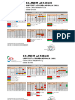 Kalender Akademik UPJ TA. 2020-2021