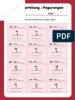 Addition TImed Test Worksheet