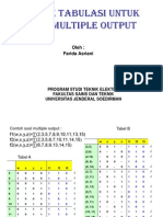 Metode Tabulasi Untuk Untai Multiple Output