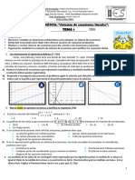 EVALUACION Sistema de Ecuaciones Lineales TEMA 1