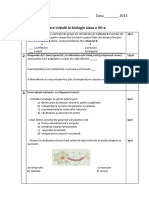 Test Biologie 7