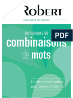 Le Robert - Dictionnaire de Combinaisons de Mots (2007)
