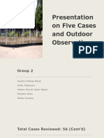 Presentation On Five Cases and Outdoor Observation