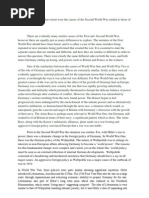 Download Similarities and Differences Between the Causes of WWI and WWII by summercarousel SN68985376 doc pdf