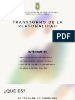 Transtorno de La Personalidad