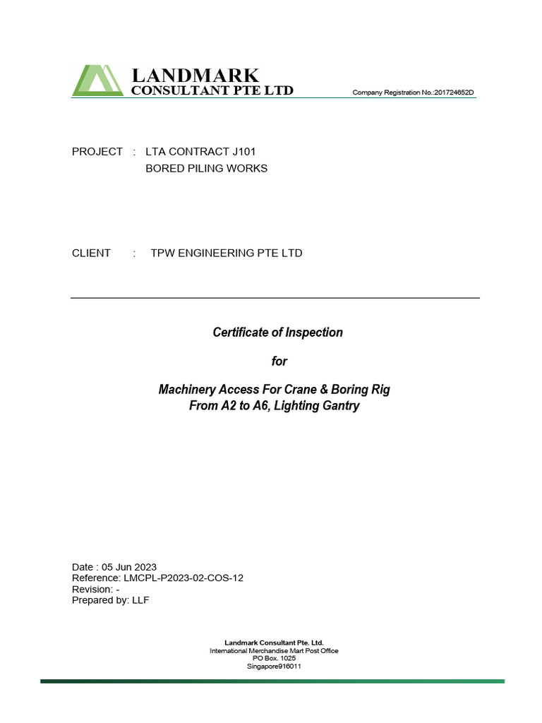 Lmcpl p2023 02 cos 12 machine access lighting gantry a2 to a6 pdf