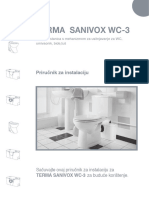 PUMPNA STANICA ZA WC PU PODRUMU G29605 - Priručnik Za Instalaciju