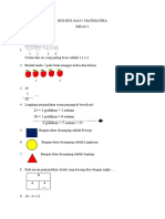 Kisi-Kisi Asas 1 Matematika Kelas 1