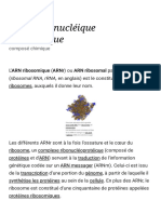 Acide Ribonucléique Ribosomique - Wikipédia