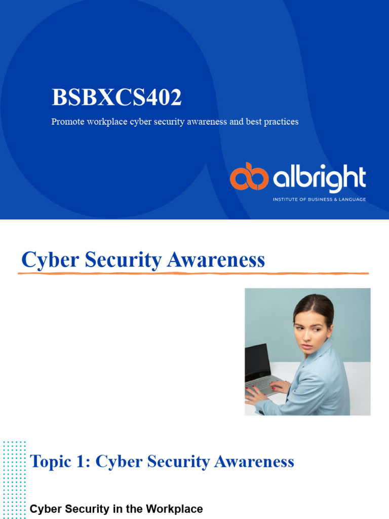 PowerPoint PresentationsBSBXCS402 - PPT V1.1 | PDF | Computer Security ...
