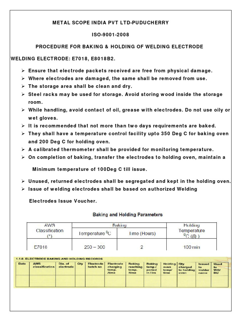 Baking Procedure | PDF