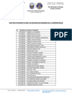 Liste Matricules Inf1
