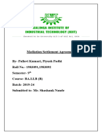 Settlement Agreement, Medation, 1983091