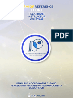 Term of Reference Pelatihan Instruktur Wilayah Jatim