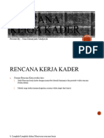 Rencana Kerja Kader