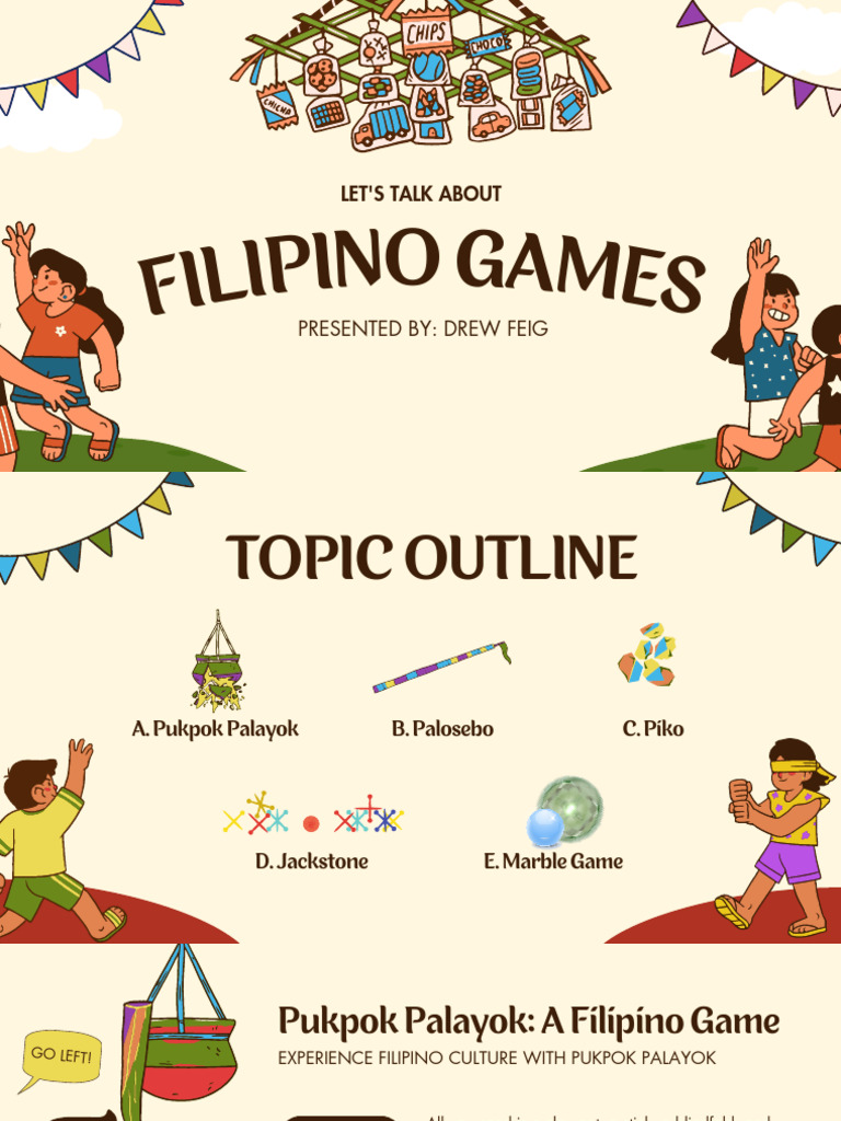 Beige and Brown Illustrative Filipino Games Presentation | PDF | Home \u0026  Garden, image size:768x1024
