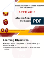 ACCO 40013 IM - Lesson 2 Asset-Based Valuation