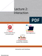 Lecture 2 - HCI