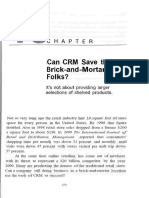 Can CRM Save The Brick-and-Mortar Folks?: Sno Abo S C o o H D P Duc S