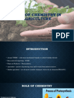Role of Chemistry in Agriculture