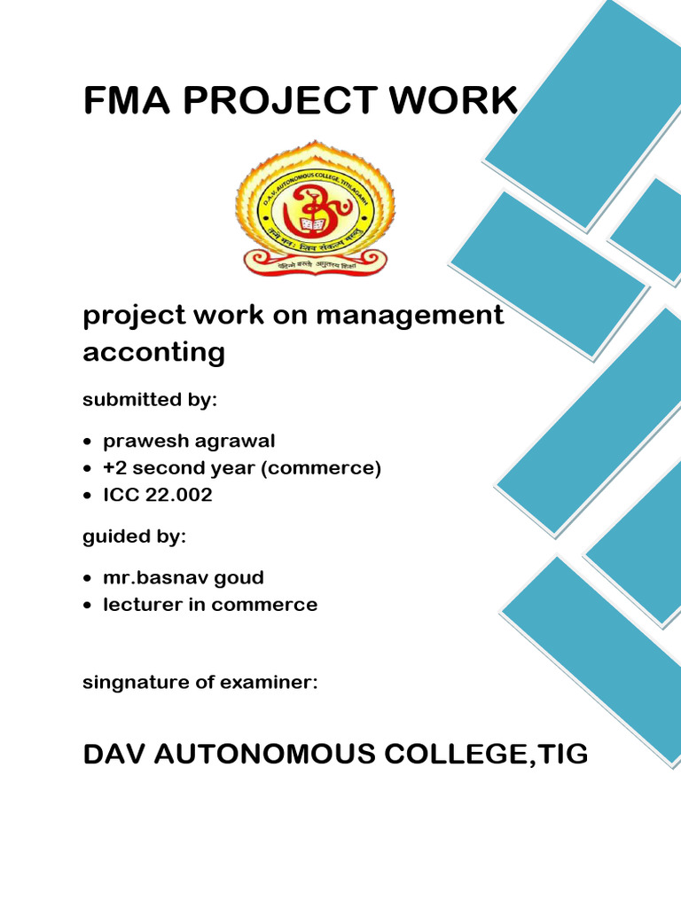 Fma Project Work | PDF