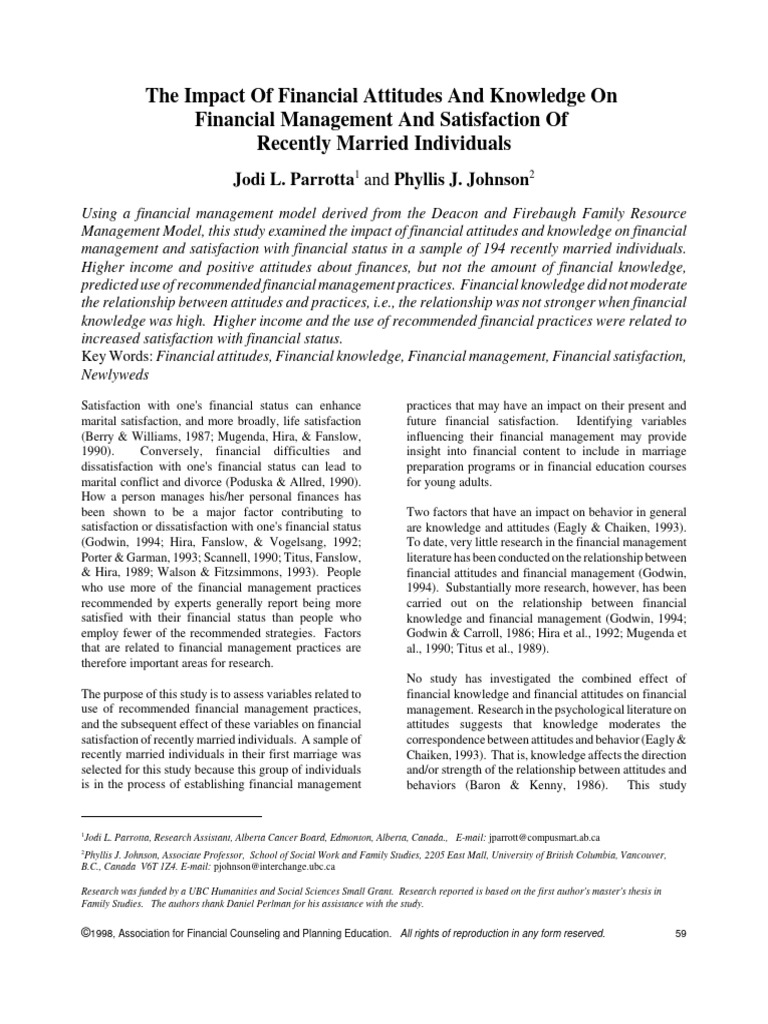 the-impact-of-financial-attitudes-and-knowledge-on-financial-management