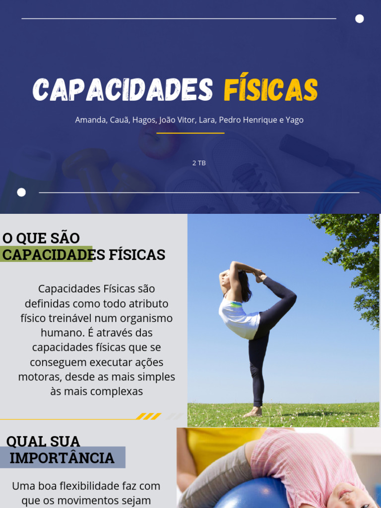 Importância das Capacidades Físicas | PDF | Carreira e Crescimento