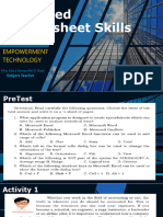 2nd Quarter Etech Advanced Spreadsheet Skills - NOTES 1