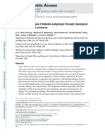 Diabetes - Identification of Type 2 Diabetes Subgroups Through Topological Analysus of Patient Simila