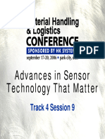 Presentation (MH&L Conference) - Advances in Sensor Technology (SICK, Ifm)