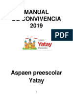 Manual de Convivencia Yatay 2019