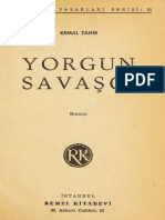 Kemal Tahir - Yorgun Savaşçı