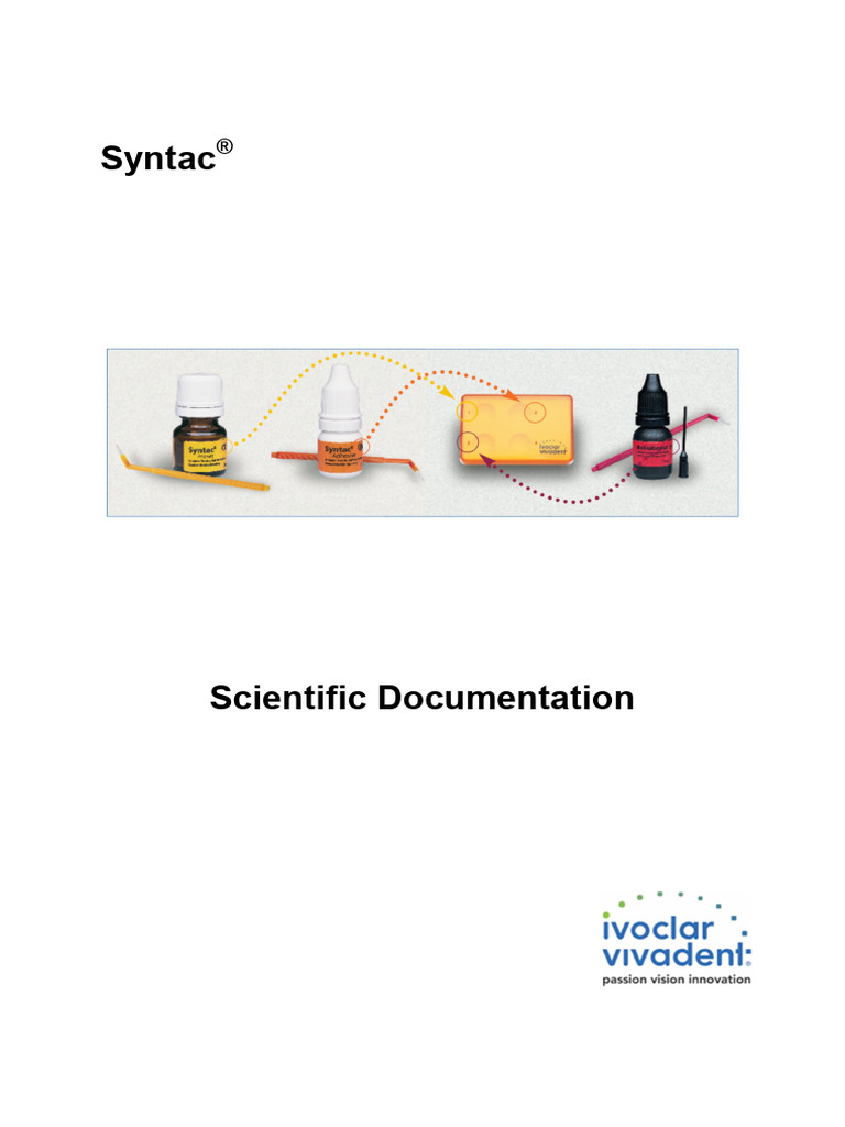 Syntac Adhesivo | PDF | Tooth Enamel | Dentin
