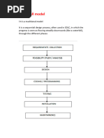 4 Models of SDLC's