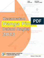 Kecamatan Nanga Pinoh Dalam Angka 2023