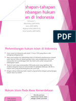 Tahapan-Tahapan Perkembangan Hukum Islam Di Indonesia