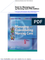 Test Bank For Managing and Coordinating Nursing Care Fifth Edition
