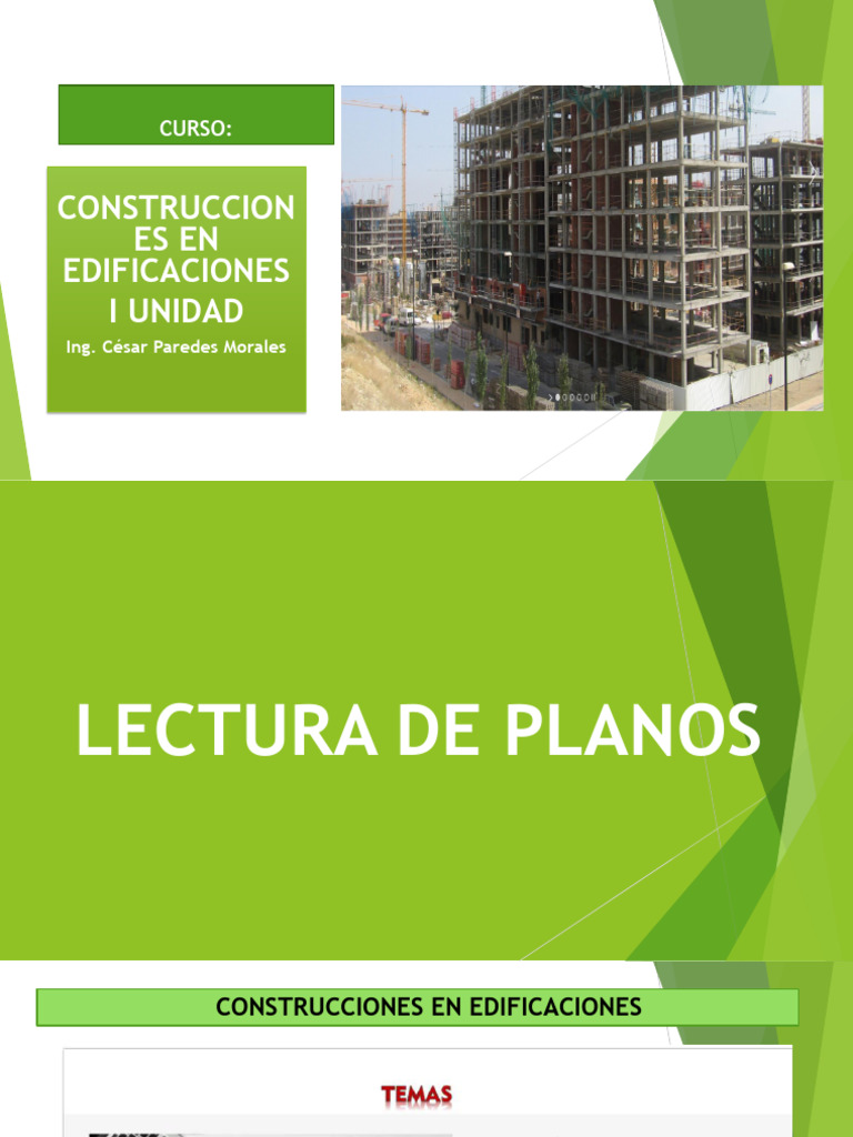 Lectura de Planos en Construcción | PDF