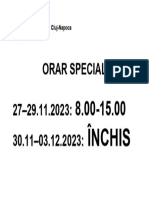 Orar Special Bibliotecă 2