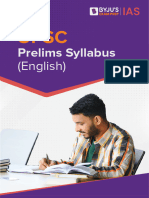 IAS Prelims Syllabus English