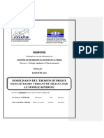 Pfe Sur L'érosion Hydrique de OUED SILIANA