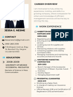 Nesme, Jessa G. Resume