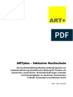 ARTplus Inklusive Hochschule - 2024-2027 - Konzept