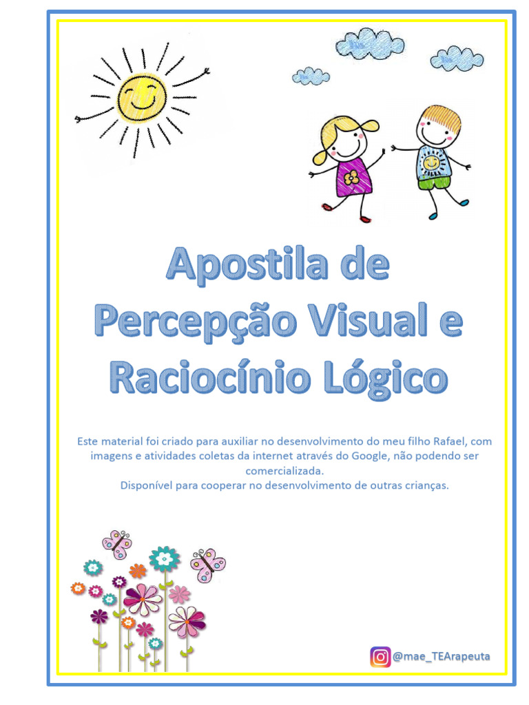 Apostila Percepção Visual e Raciocínio Lógico | PDF | Bem-estar