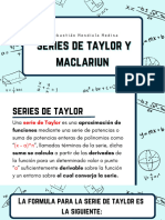 Serie de Taylor y Mclaurin