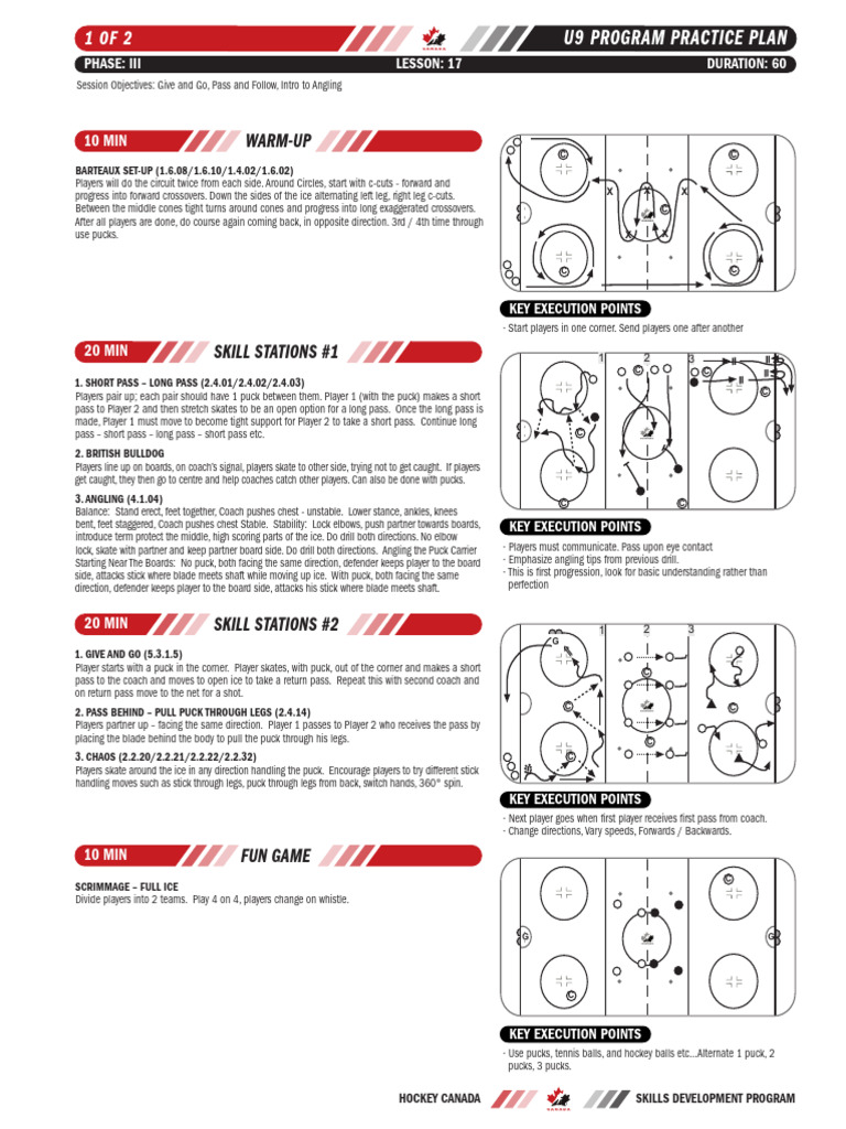 U9 Practice Plans Phase 3 e PDF Sports Athletic Sports