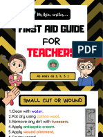 First Aid Guide For Teachers