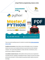 Why Students Should Get Python Programming Classes Online