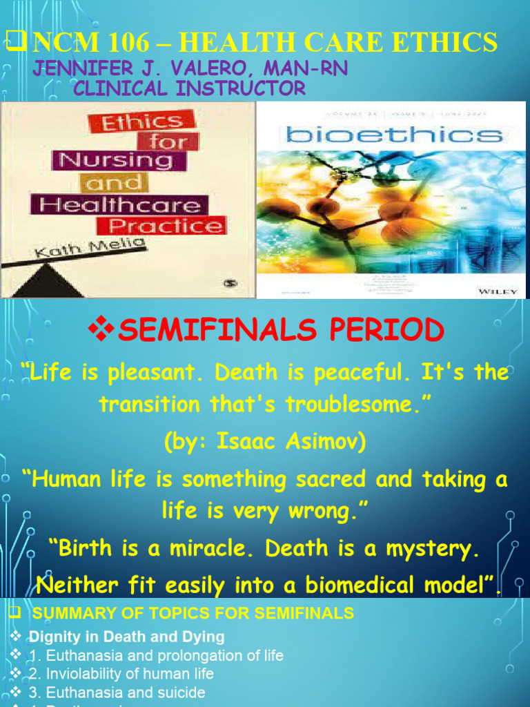 Health Care Ethics-Wks.78 | PDF | Medicine | Clinical Medicine